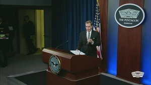 Pentagon Press Secretary Holds Briefing