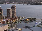 Elizabeth Quay, seen from Central Park at dusk, January 2021 03.jpg