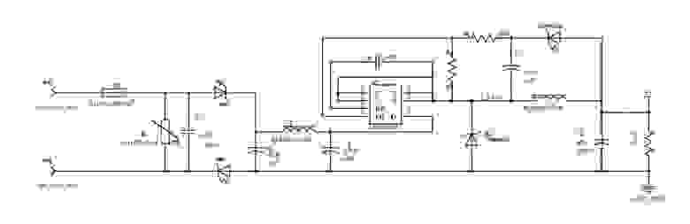 Рис.1. Схема AC-DC LNK306PN