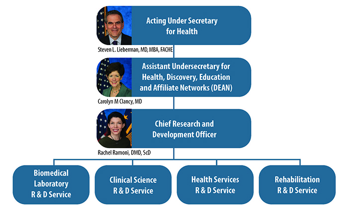 VA Office of Research and Development Organizational Chart