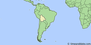 Location of La Paz