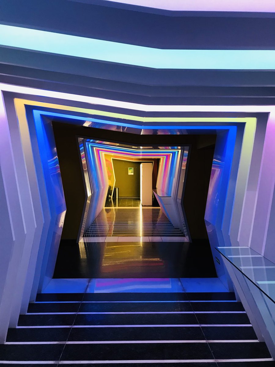 Colorful hallway.