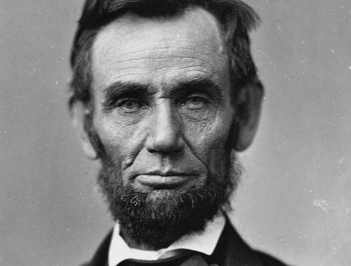 Portrait of Abraham Lincoln, the 16th President of the United States