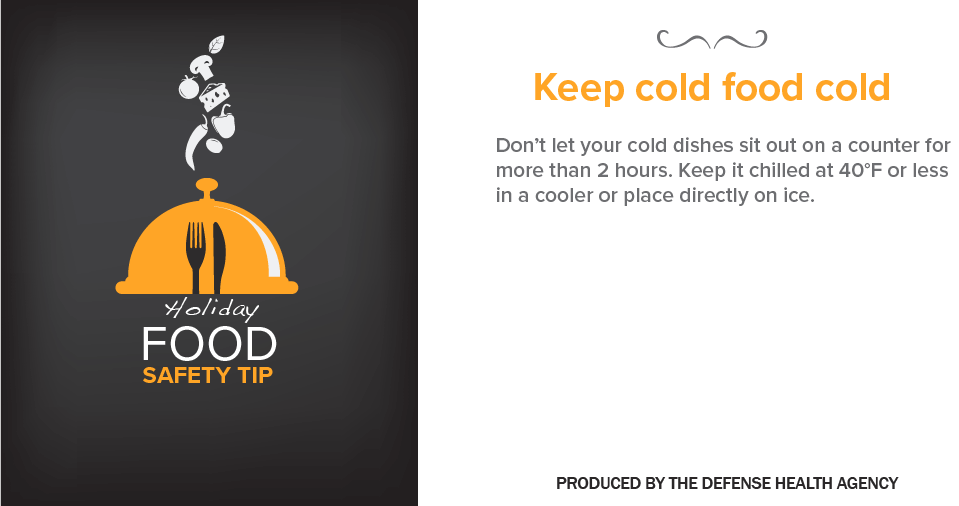 Food Safety Tip: Keep cold food cold