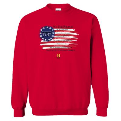 U.S. Constitution Preamble Fleece Crewneck Sweatshirt