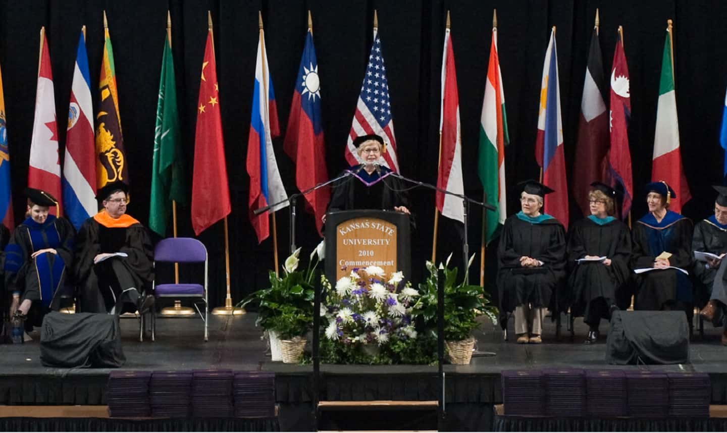 Transmisión en vivo de la ceremonia de graduación de la Universidad Estatal de Kansas