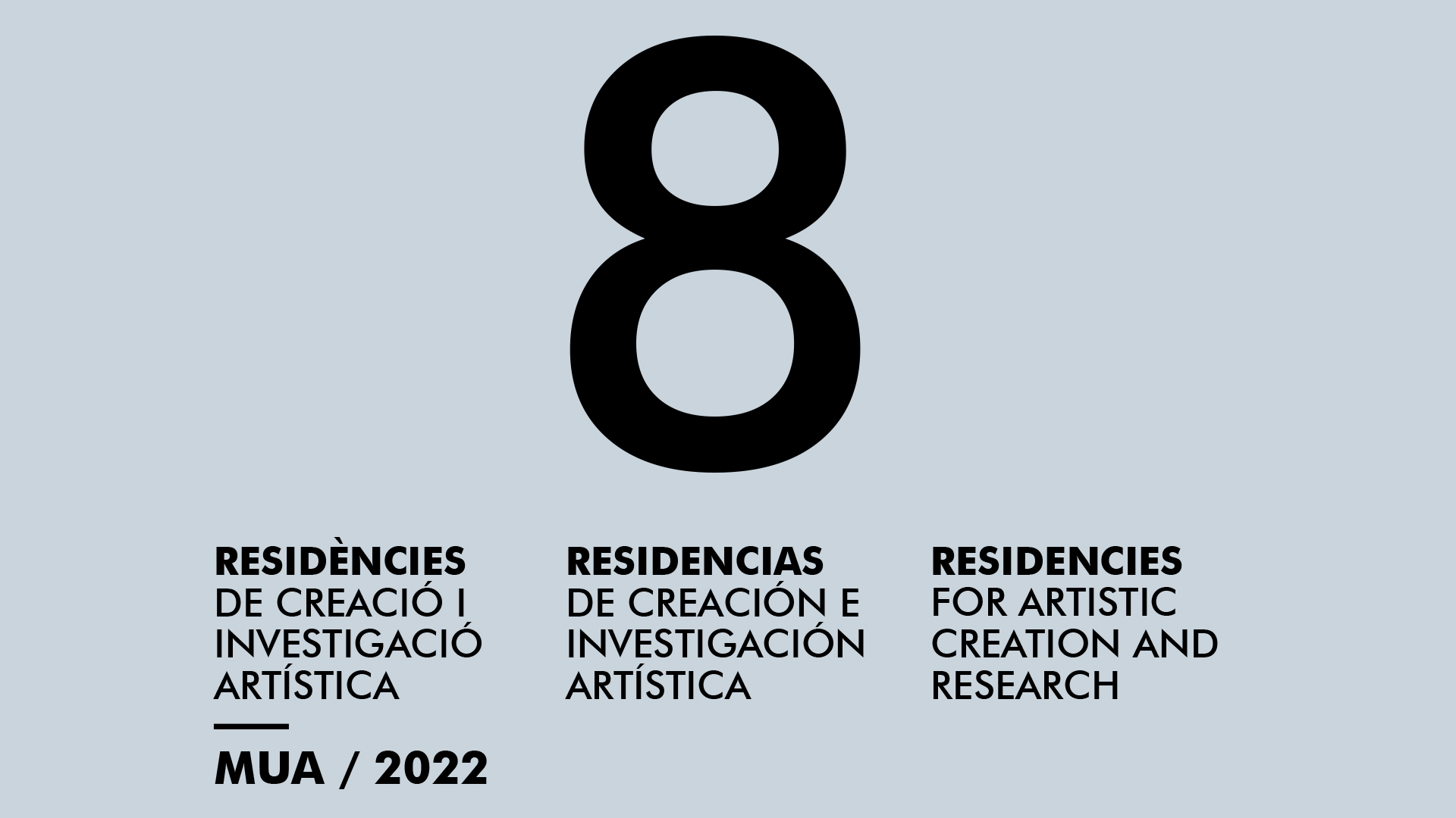 BASES 8 RESIDENCIAS DE CREACIÓN E INVESTIGACIÓN ARTÍSTICA