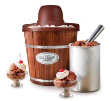 $30 Nostalgia 4-Quart Wood Bucket Ice Cream Maker + Free Shipping from Walmart