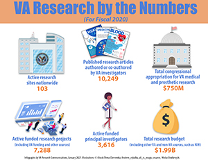 VA research by the numbers FY 2020