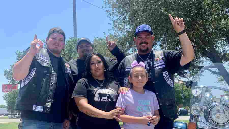 Uvalde shooting survivors seek comfort anywhere, including in the arms of bikers