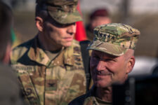 10th AAMDC air defenders meet Gen. Milley in Latvia during Saber Strike