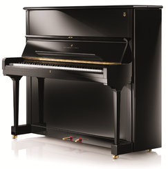 Steinway & Sons upright piano, model K-132, manufactured at Steinway's factory in Hamburg, Germany.png