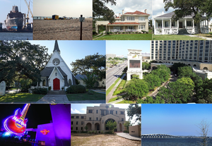 Locations along the Mississippi Gulf Coast