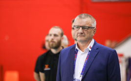 Petr Koutný před utkáním s Estonskem na MS mužů 2018. Foto: IFF