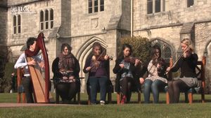 See students at University College Cork performing Eleanor Plunkett, by Irish composer Turlough O'Carolan