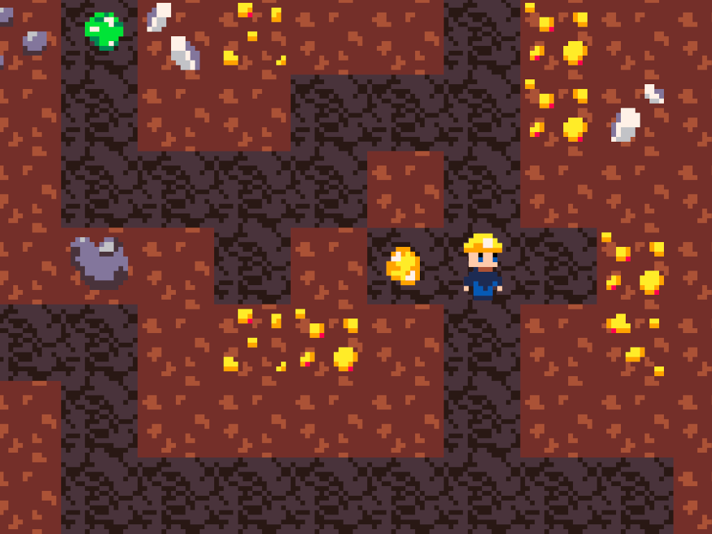 Screenshot of Golem Caves.