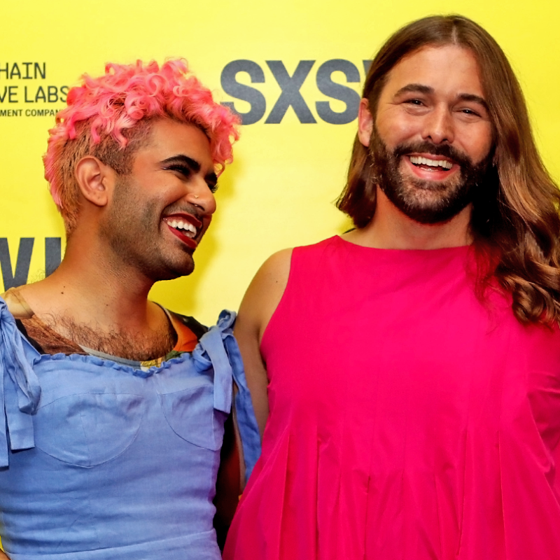 Jonathan Van Ness and ALOK – SXSW 2022 – Photo by Samantha Burkardt/Getty Images for SXSW