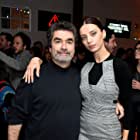 Joe Berlinger and Angela Sarafyan at an event for Extremely Wicked, Shockingly Evil and Vile (2019)