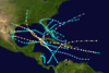 1909 Atlantic hurricane season summary map.png