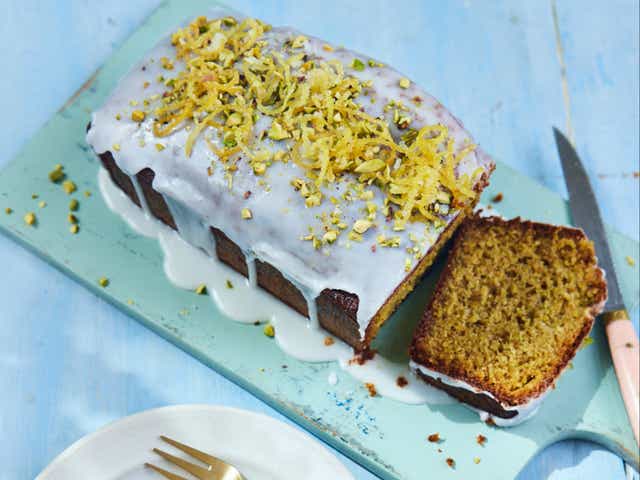 <p>This drizzle cake marries lemon zest with the piney sweetness of pistachio </p>