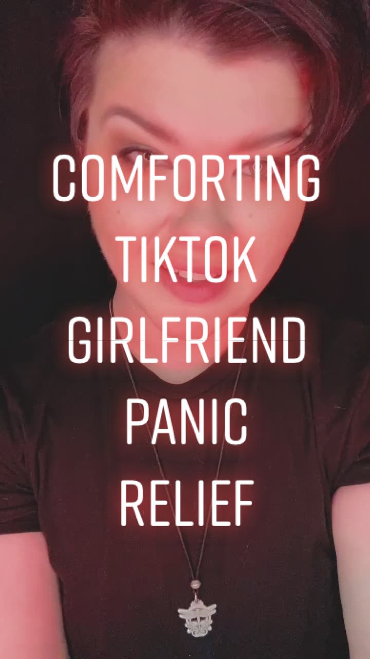 Comforting tiktok girlfriend: Soothe your anxiety 💙 #YouShouldKnow #girlfriend #anxiety #calming #comforting #lgbt #fyp