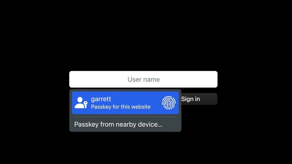 Passkeys ou le lien entre votre navigateur et votre smartphone pour vous identifier en ligne [Apple]