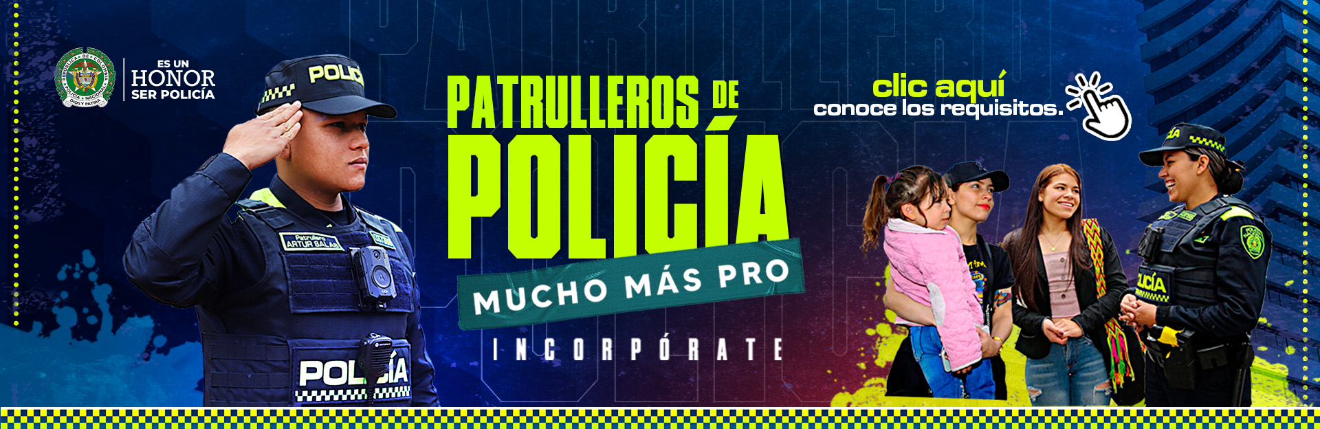 Categoría Patrullero de Policía