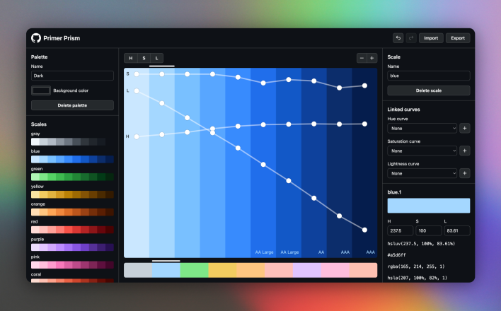 Accelerating GitHub theme creation with color tooling