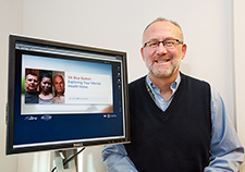 Dr. Steven Dobscha directs the Center to Improve Veteran Involvement in Care, based at the VA Portland Health Care System. His team has been exploring the use of OpenNotes in mental health care. (Photo by Michael Moody)  
  