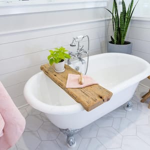 Refinished clawfoot bath tub