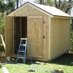 A handyman should be able to construct an outdoor storage shed