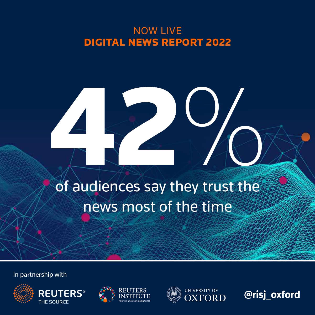 Gaining and maintaining audience trust is critical to successful journalism. The Digital News Report...