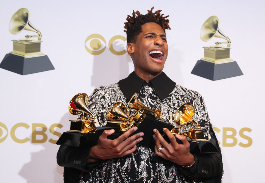 Batiste wins album honor, Zelenskiy makes appeal at Grammys