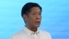 FILE - Ferdinand Marcos Jr. speaks to reporters on May 11, 2022, the same day he claimed victory in the Philippines' presidential election. His national security adviser-designate wants to stop the labeling and harassment of government critics.