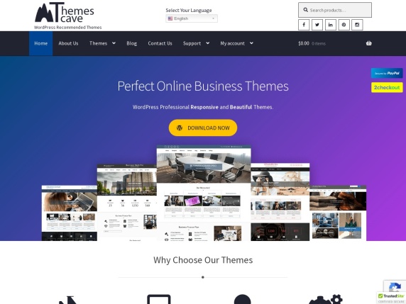 ThemesCave homepage