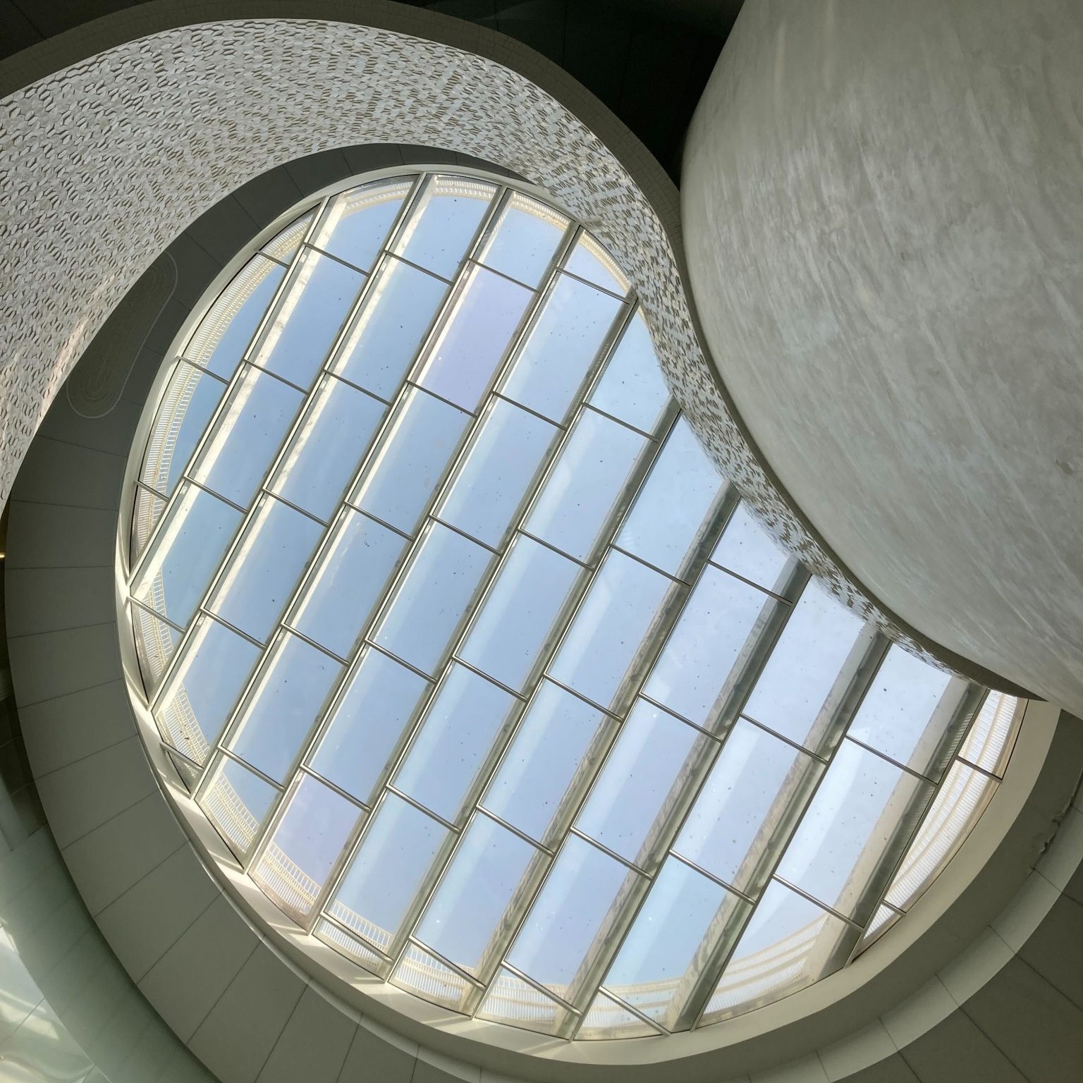 Architectural skylight and staircase in Porto
