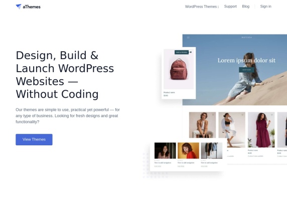 aThemes homepage