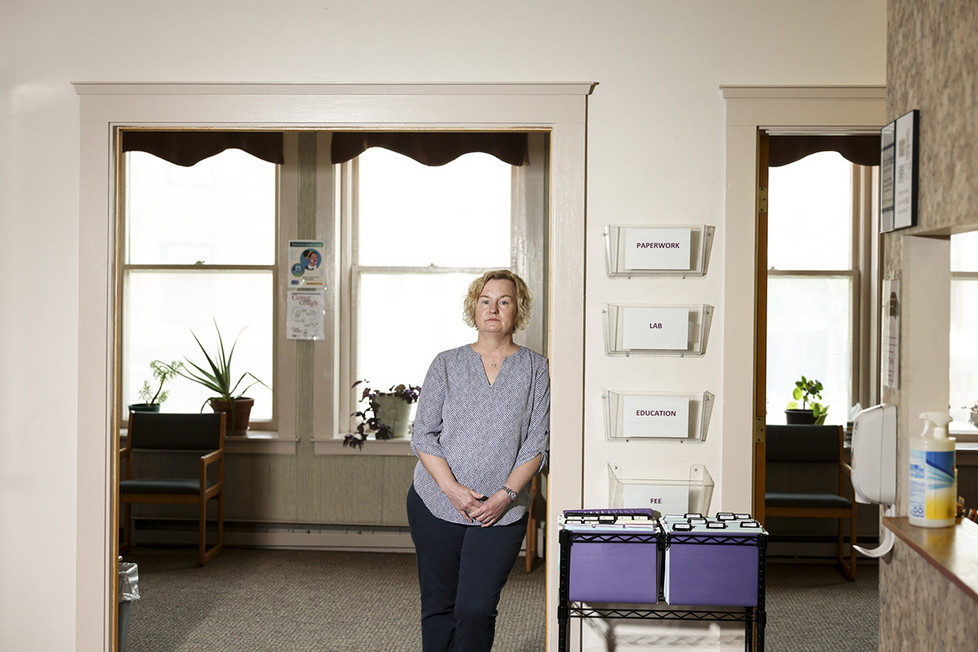 Tammi Kromenaker is pictured at the Red River Women's Clinic.