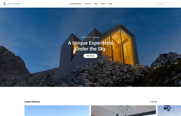 Design Escapes Theme for WordPress and Joomla