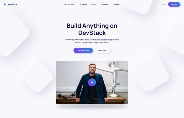 DevStack Theme for WordPress and Joomla