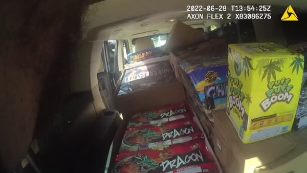 Florida woman allegedly stole around $14K worth of fireworks from her job