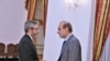 FILE - Iran's Deputy Foreign Minister and Chief Nuclear Negotiator Ali Bagheri Kani speaks with Deputy Secretary General of the European External Action Service (EEAS), Enrique Mora, in Tehran, Iran, May 11, 2022. Courtesy WANA