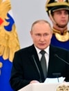 FILE - Russian President Vladimir Putin speaks during the State Prize awards ceremony while marking Russia Day in Kremlin in Moscow, Russia, June 12, 2022.