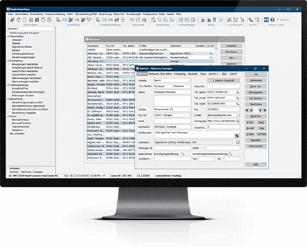 Abbildung der Immobilienverwaltungssoftware Haufe Powerhaus