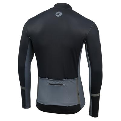 Thermal Long Sleeve Cycling Jersey for Men #color_black