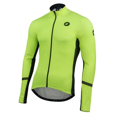 Thermal Long Sleeve Cycling Jersey for Men #color_manic-yellow