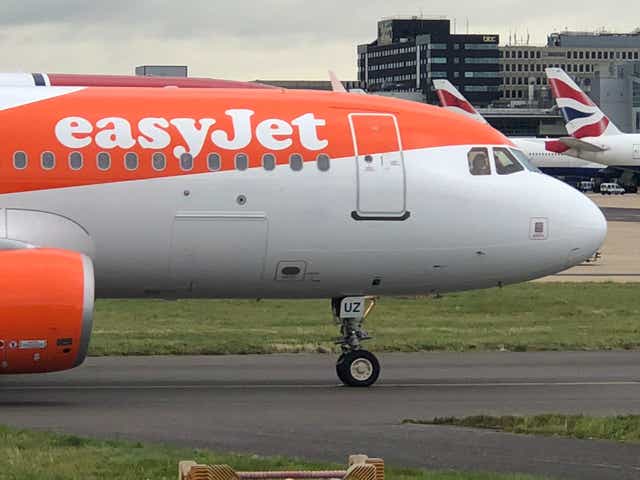 <p>First base: easyJet Airbus A320 at London Gatwick airport</p>