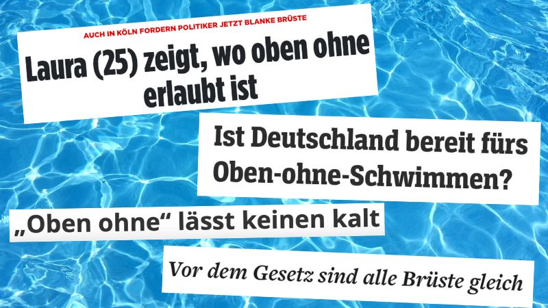 Medien und die "Oben-Ohne-Debatte"