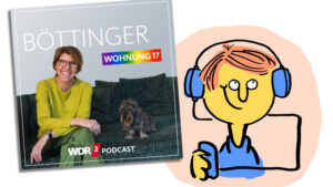 Podcastkritik "Wohnung 17" - lächelnder Hörer