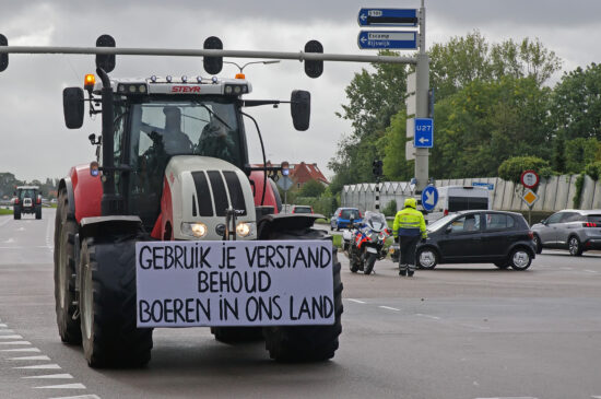 boerenprotesten minder files